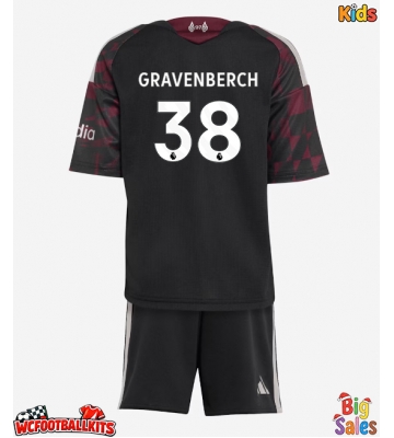 Liverpool Ryan Gravenberch #38 Replica Third Stadium Kit for Kids 2026-27 Short Sleeve (+ pants)